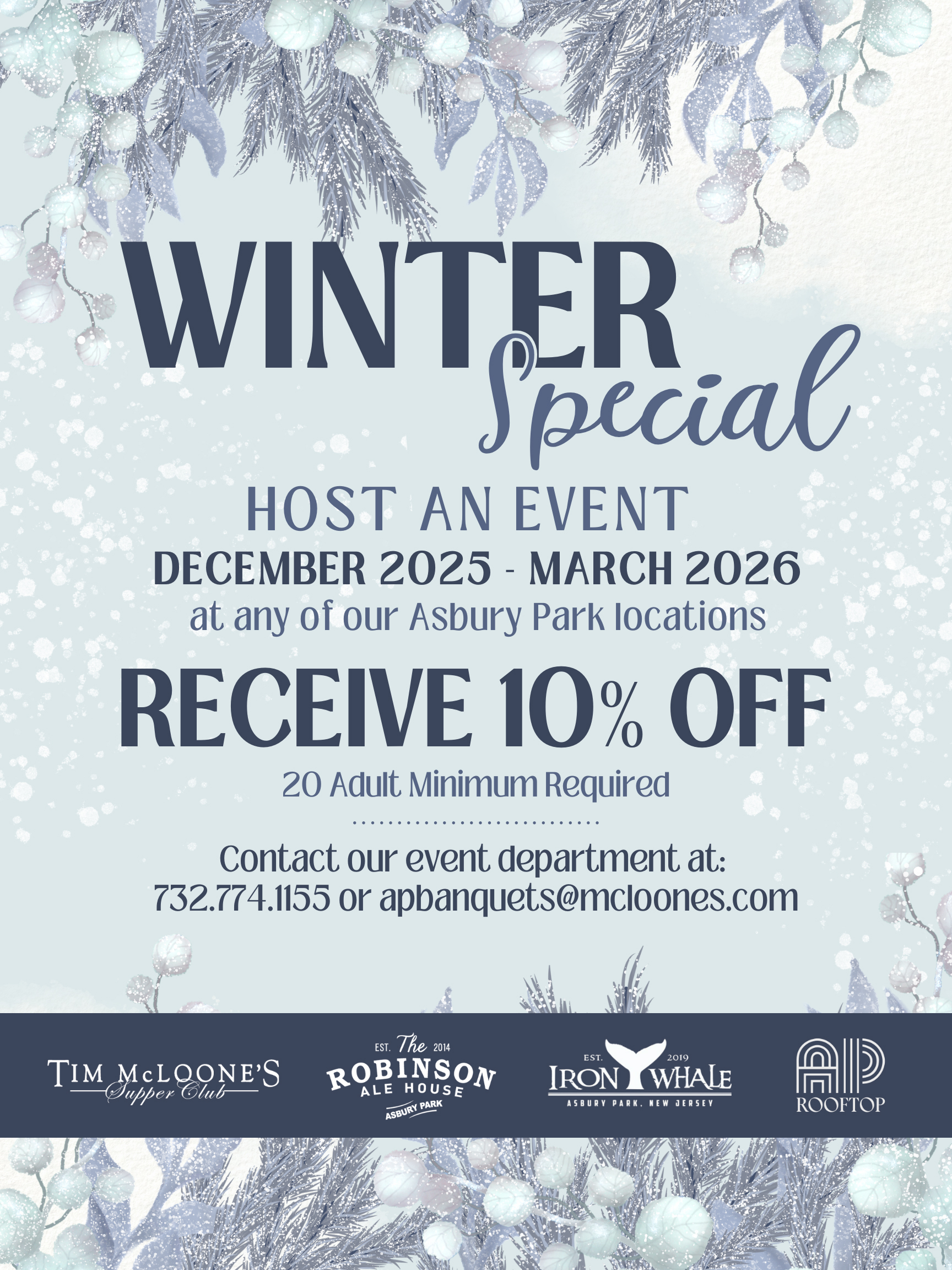 Winter Special Asbury Park Popup Graphic